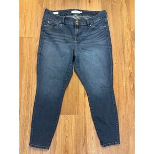 Torrid Denim First At Fit Jegging Jeans Dark Wash High Rise Blue Womens Size 22T